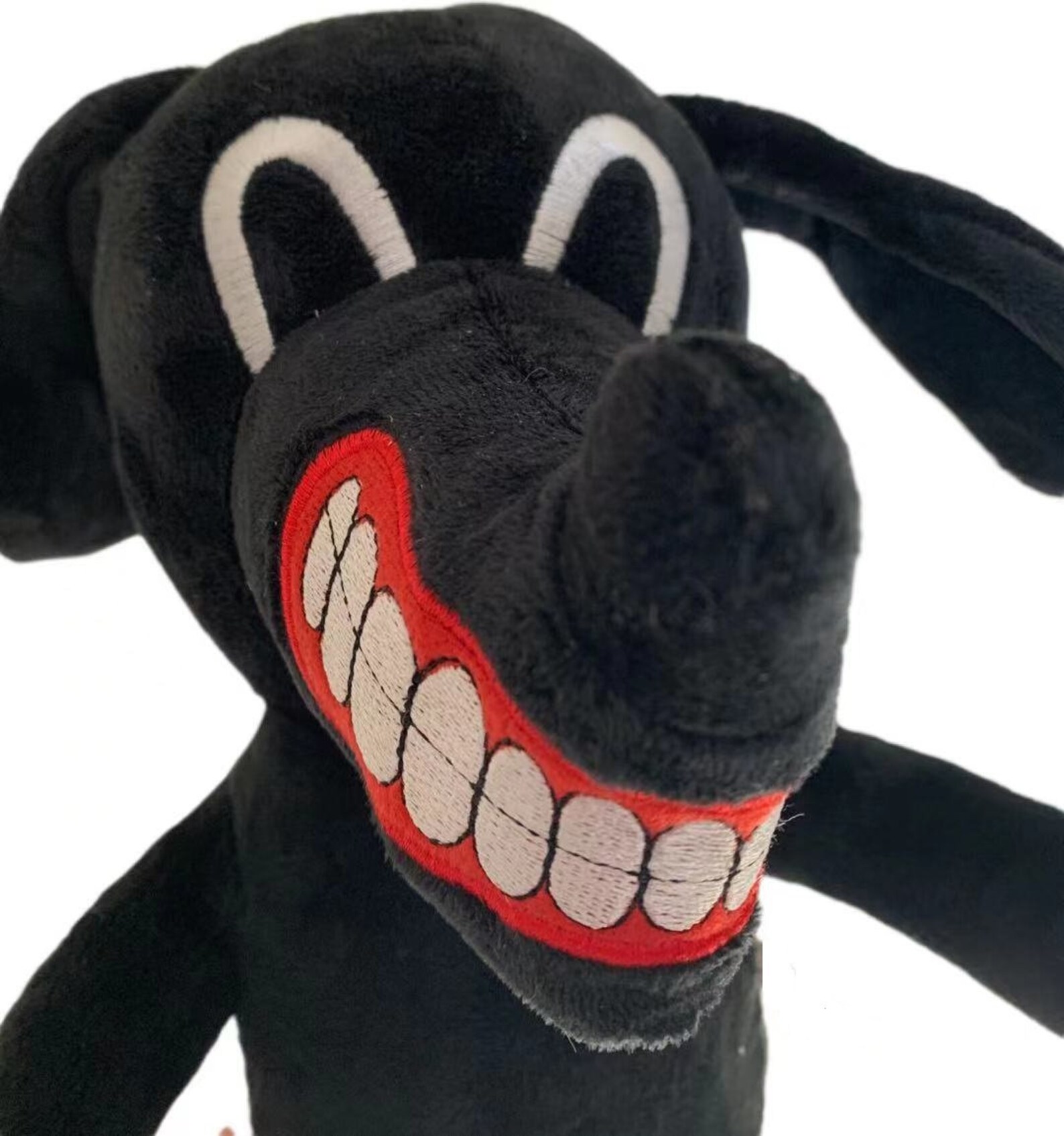 Black Cartoon Dog Plush Toy Trevor Henderson Monster plush | Etsy