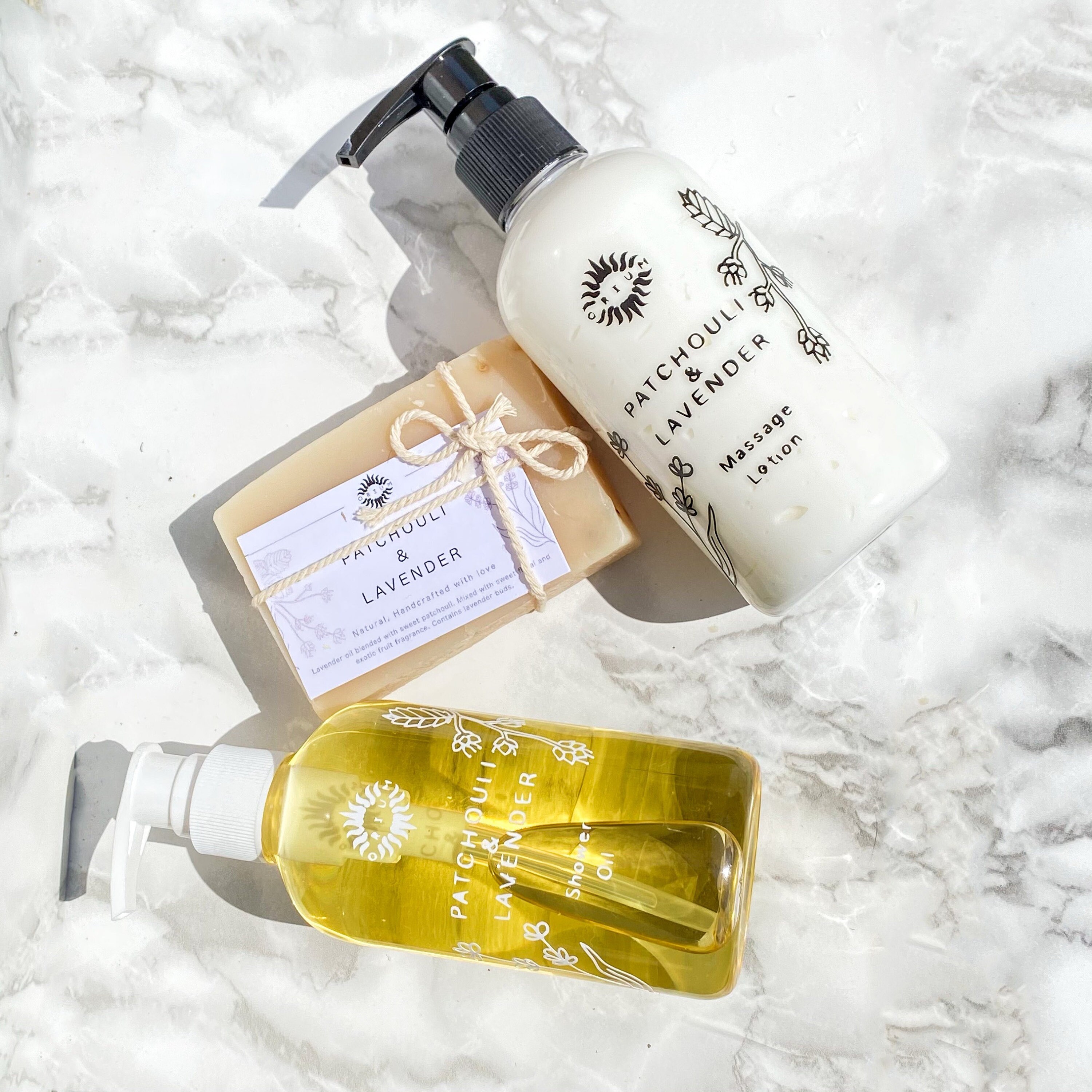 Shower Body Oil Natural Handmade Spa Oil Shower Etsy