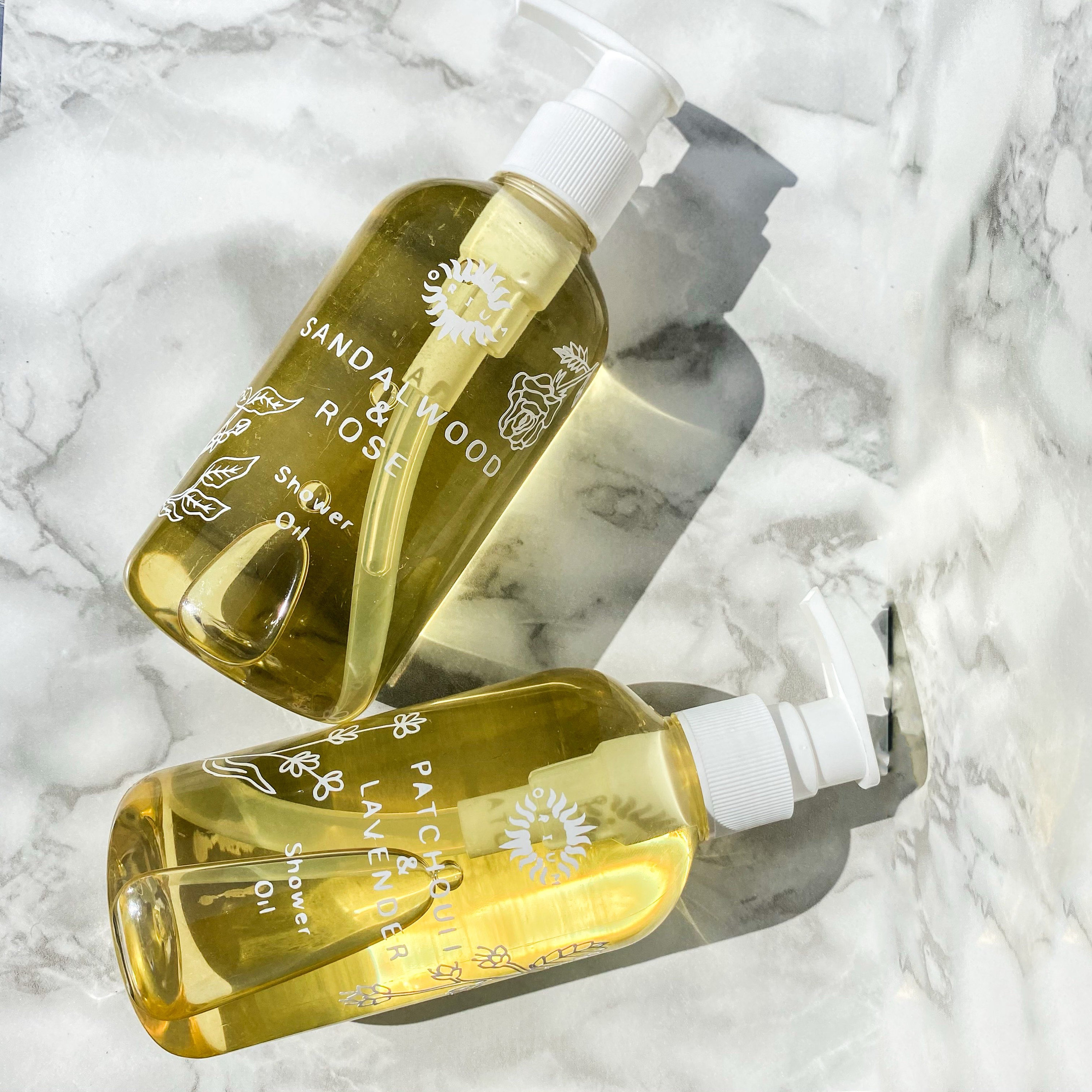 Shower Body Oil Natural Handmade Spa Oil Shower Etsy