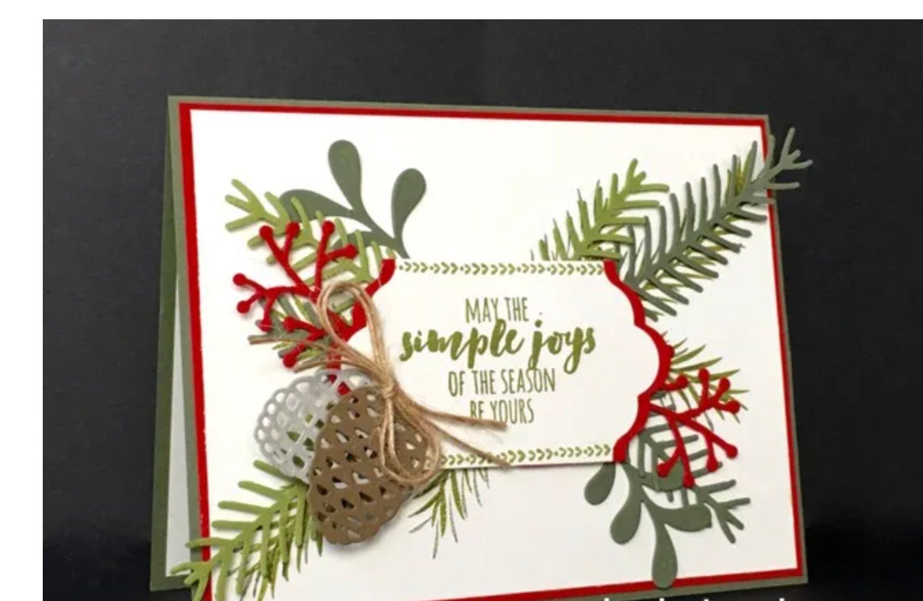 Stampin up Retired CHRISTMAS PINES Stamp Set & Dies Etsy UK