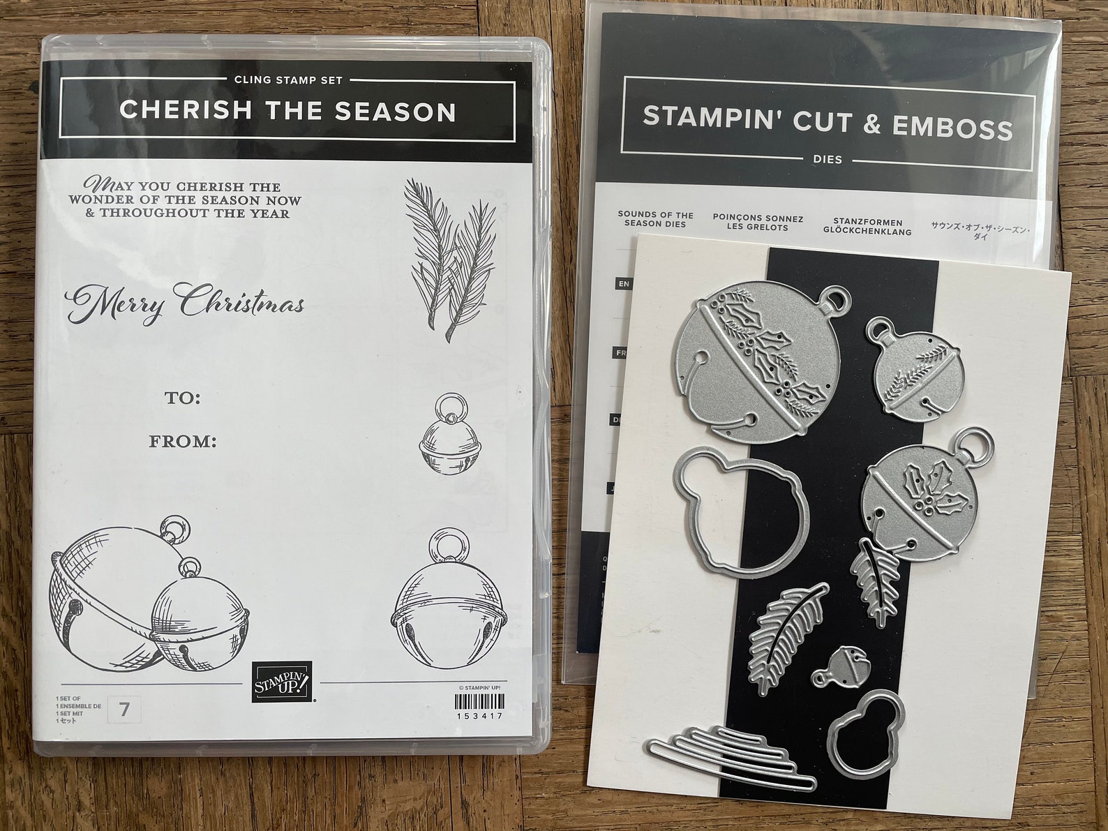 Stampin Up CHERISH SEASON Stamps & Dies Set Cardmaking Etsy
