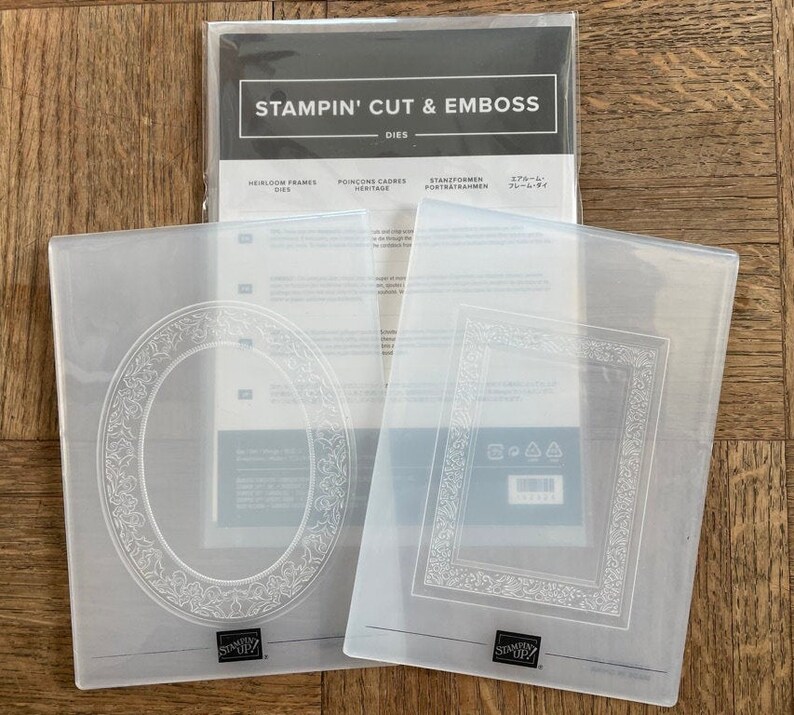 Stampin Up HEIRLOOM Embossing Folders & DIES retired bundle. Etsy