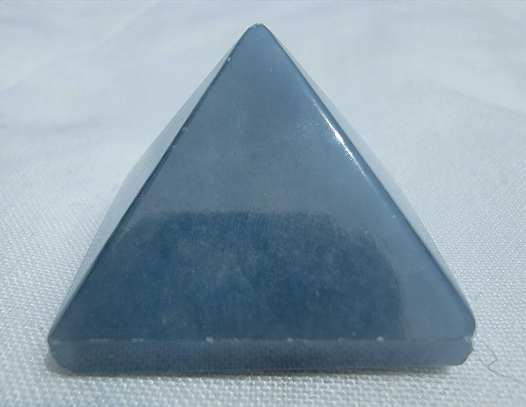 1.0 Inch Angelite Pyramid - Etsy