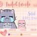 Twitch Emote Sad Kitty Crying Emote | Discord Emote | Cat Emote | Cute Kawaii Chibi Emote Art Commission | Stream Emoji | Funny Emotes
