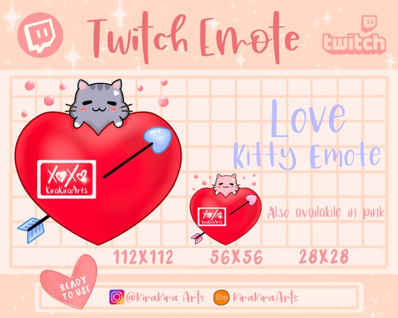 Love Twitch Emotes Heart Love Twitch Emote Cute Twitch 