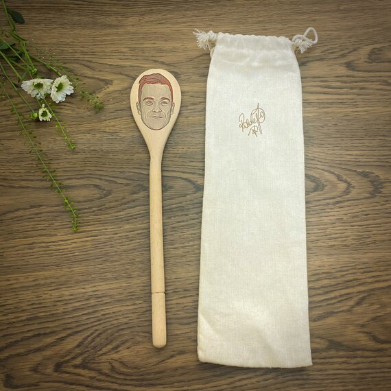 Robbie williams spoon laser engraved