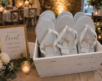 Wedding Flip Flop Basket