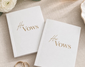 Wedding Vow Books | His & Her Vows