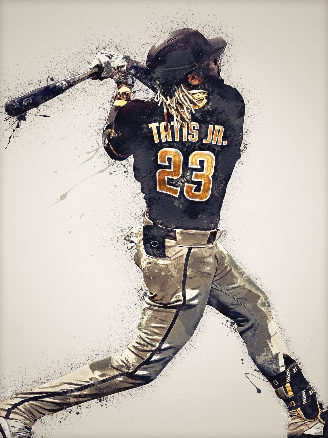 Fernando Tatis Jr. Poster San Diego Padres Art Painting Etsy