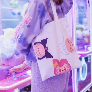 The Monsters Tote Bag | Popmart Theme Tote | The Monsters | Cute Tote Bag | Gift Idea