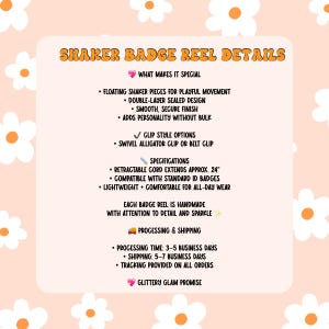 Puede incluir: Gr&aacute;fico rosa y blanco con detalles sobre carretes de insignia shaker. Incluye piezas shaker flotantes, un dise&ntilde;o sellado de doble capa y un acabado suave. El cable retr&aacute;ctil se extiende aproximadamente 61 cm.