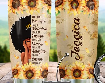 Afro Tumbler Black Girl Magic