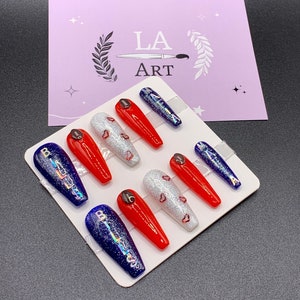 Buffalo Bills Mafia Football Press On Nails