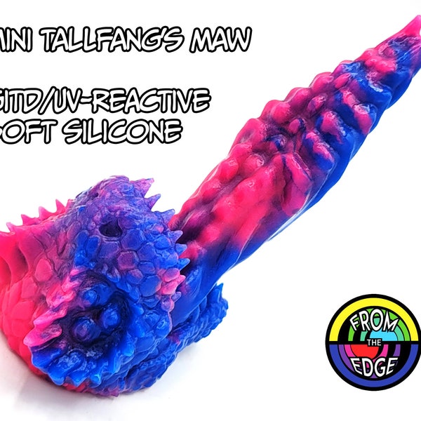 Mini Tallfang's Maw -  GITD/UV Soft Firmness Fantasy Sex Toy - TM-450