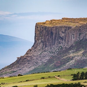 Fair Head photo print, Antrim Causeway Coast, Northern Ireland, Ballycastle, Giants Causeway Rock, Irish landscape  wall art, home decor