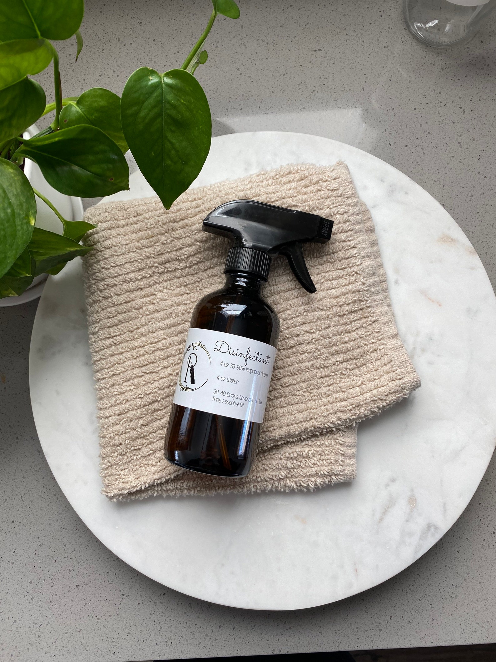 Glass cleaning bottles set of 2 16oz 8oz eco friendly green Etsy