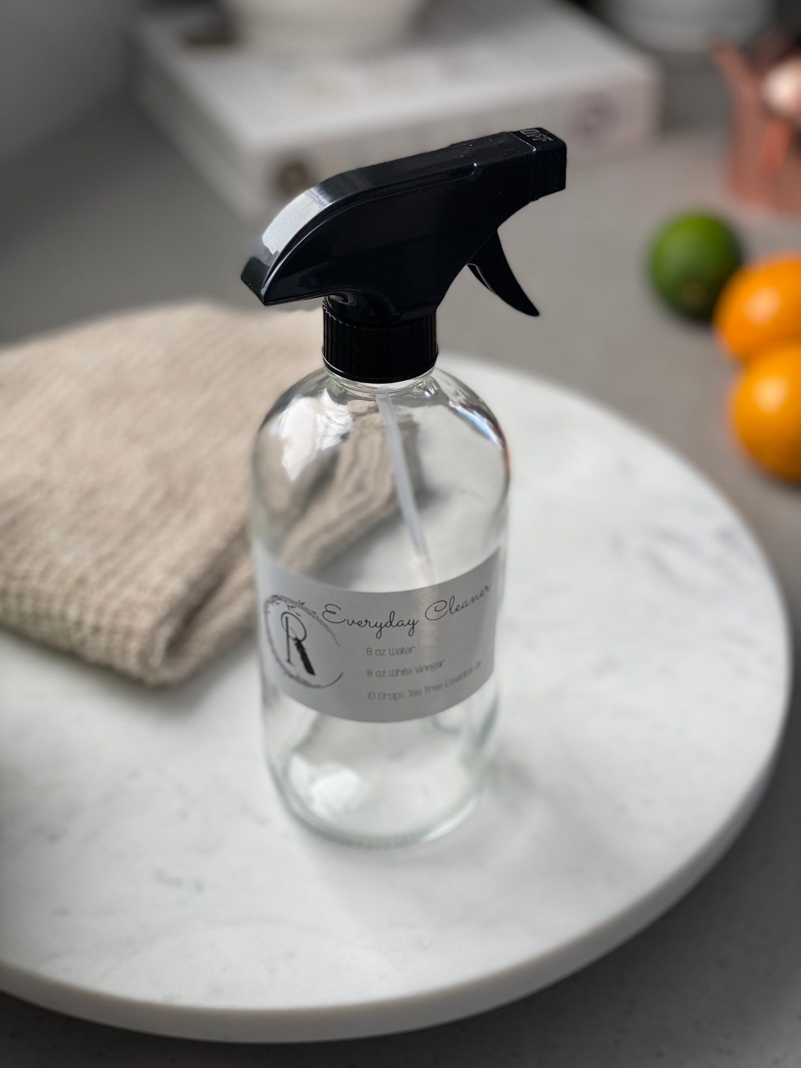 Glass cleaning bottles set of 2 16oz 8oz eco friendly green Etsy