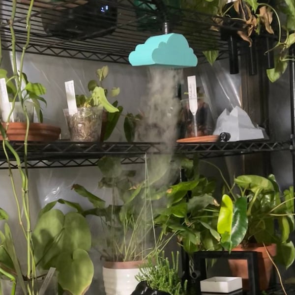 Rain Cloud Humidifier Attachment Plant Accessory Terrarium