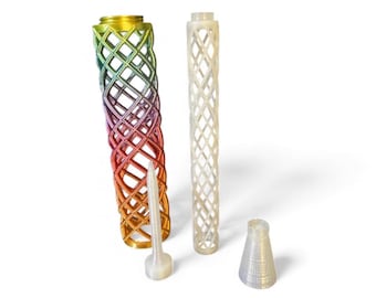 3D Printed Stackable Moss Pole For Flower Pots