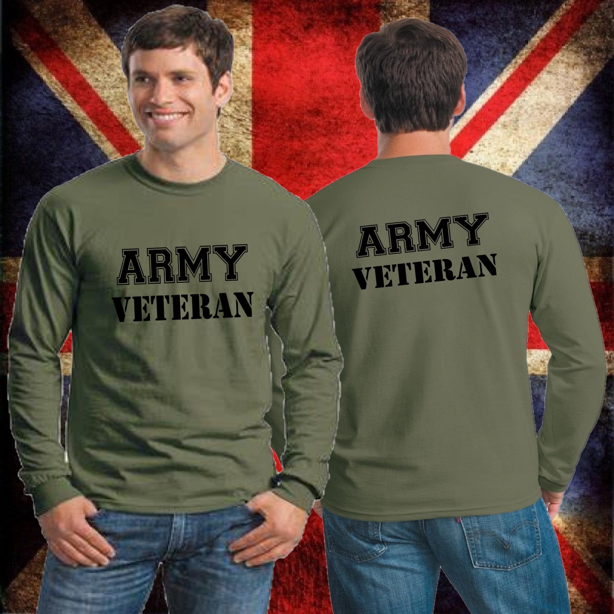 Army Veteran British Army Military TShirt Tee Shirt Etsy