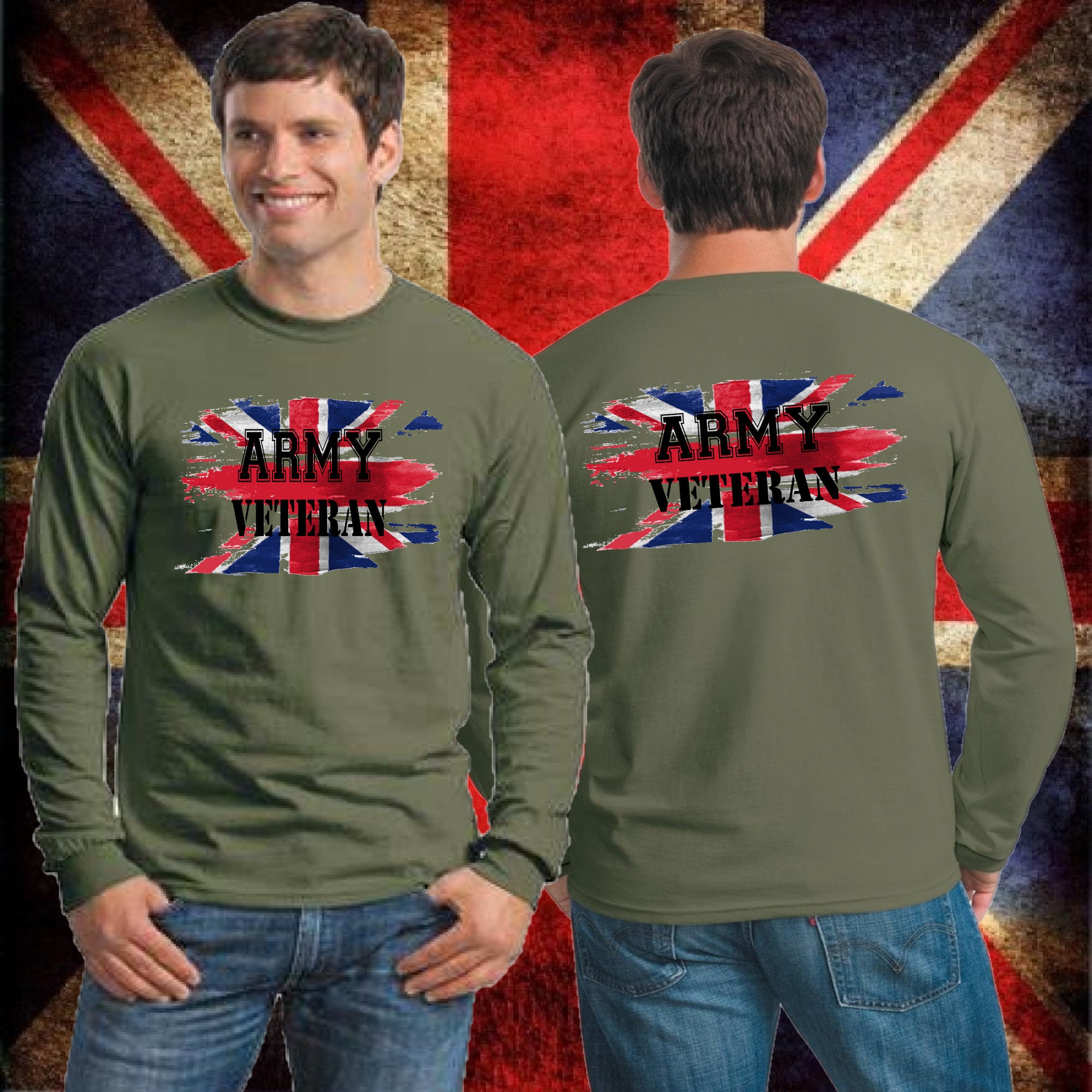 Army Veteran British Army Military TShirt Tee Shirt Etsy