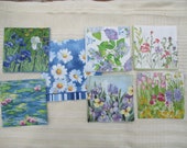 craft napkins, low postage, singles or sets, decoupage, sea life napkins, floral napkins, patterned napkins