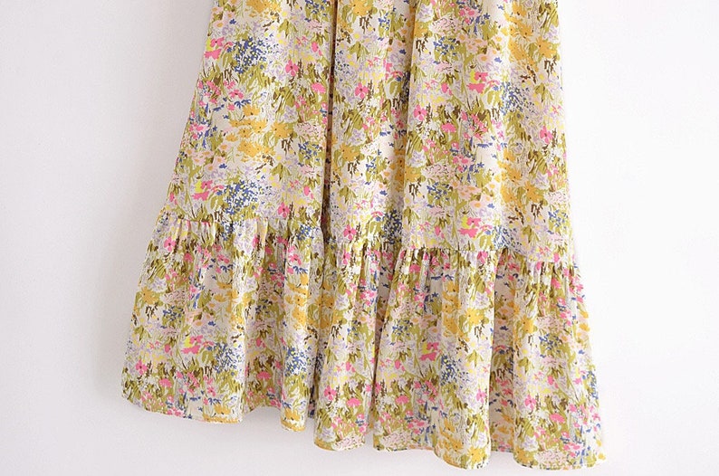 ARIANA Romantic Women French Lemon Strap Dress Casual - Etsy
