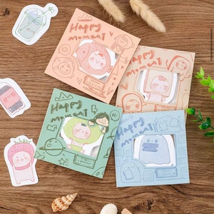 1 set/lot Memo Pads Sticky Notes