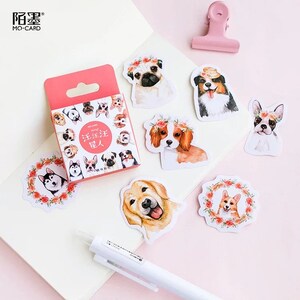 45 Pcs/lot Cute Dog Animal Sticker Decoration