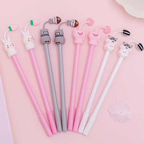 MOHAMM 6pcs/Set 0.5mm Creative Cartoon Cute Gel Pens for Writing