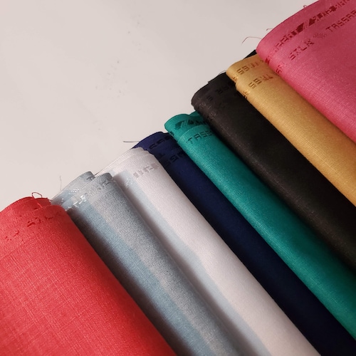 Silk Fabric in Canada Sold by Half Yard Solid Colors Silk Etsy