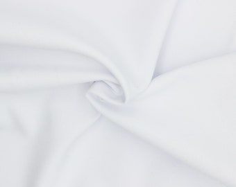 Canvas Uni Weiß Taschenstoff Baumwolle Dekostoff Meterware