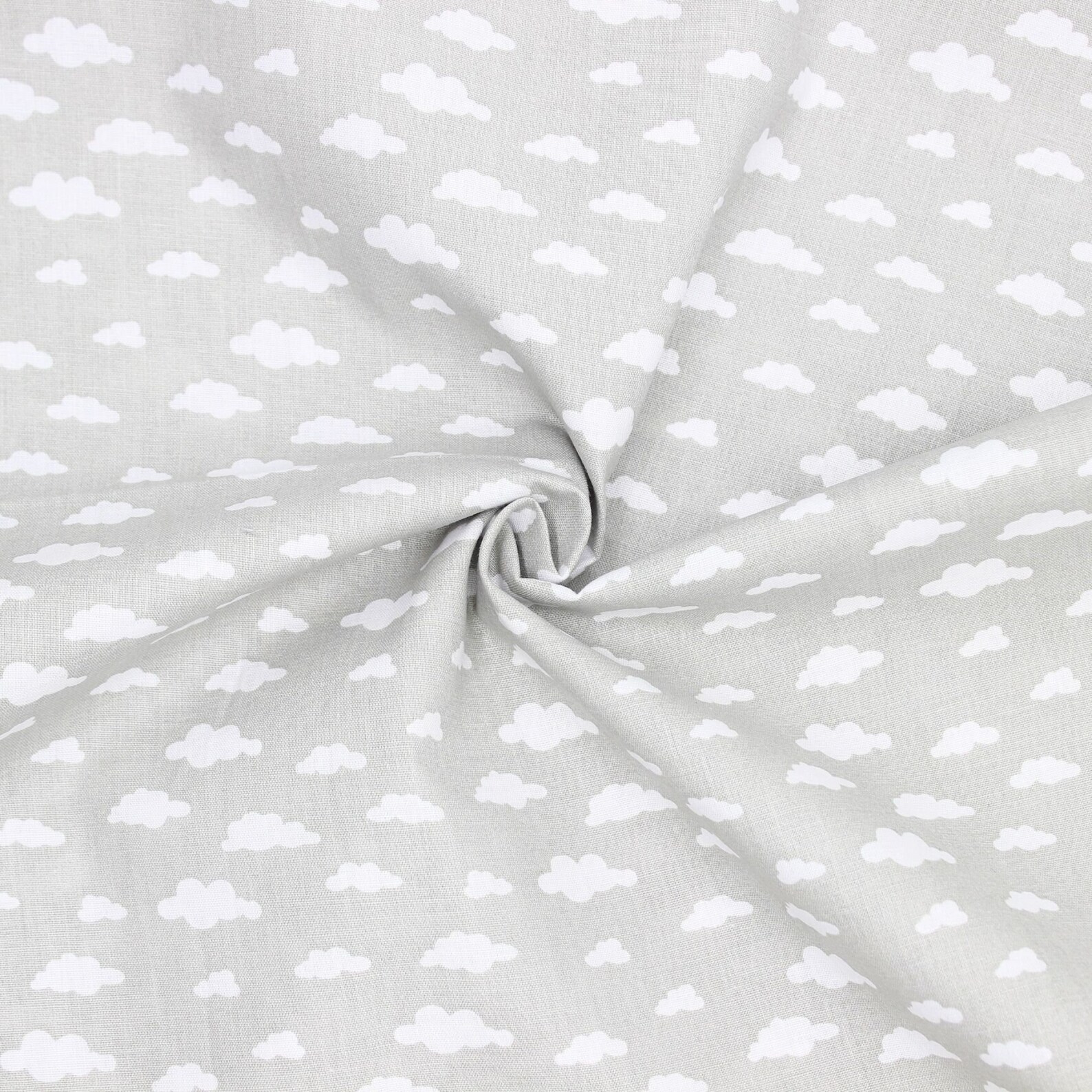 Cotton fabric clouds Etsy