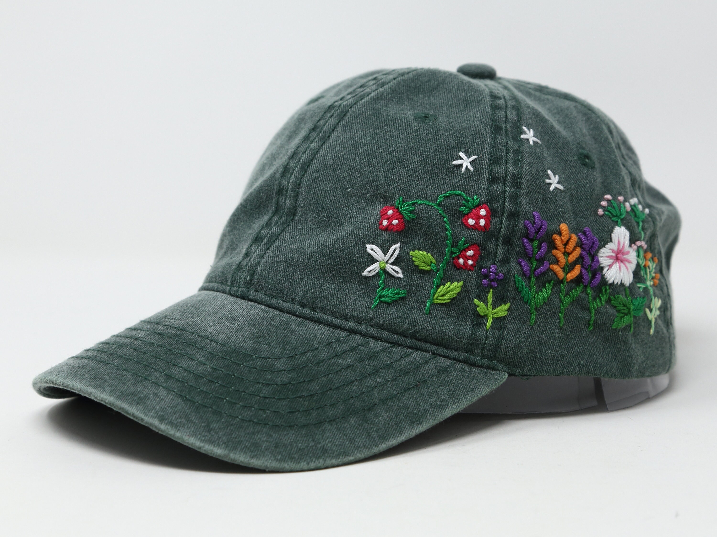 Washed Cotton Canvas Cap Embroidered main image 1