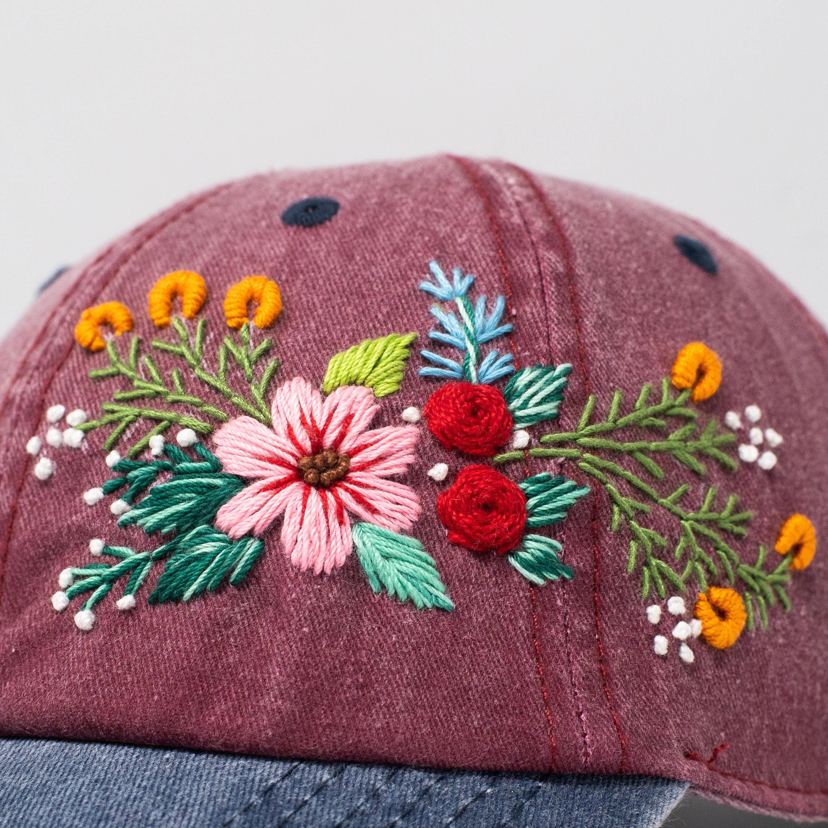 Garden Baseball Hat with Floral Pattern 100% Cotton Hand Wash Women main image 4