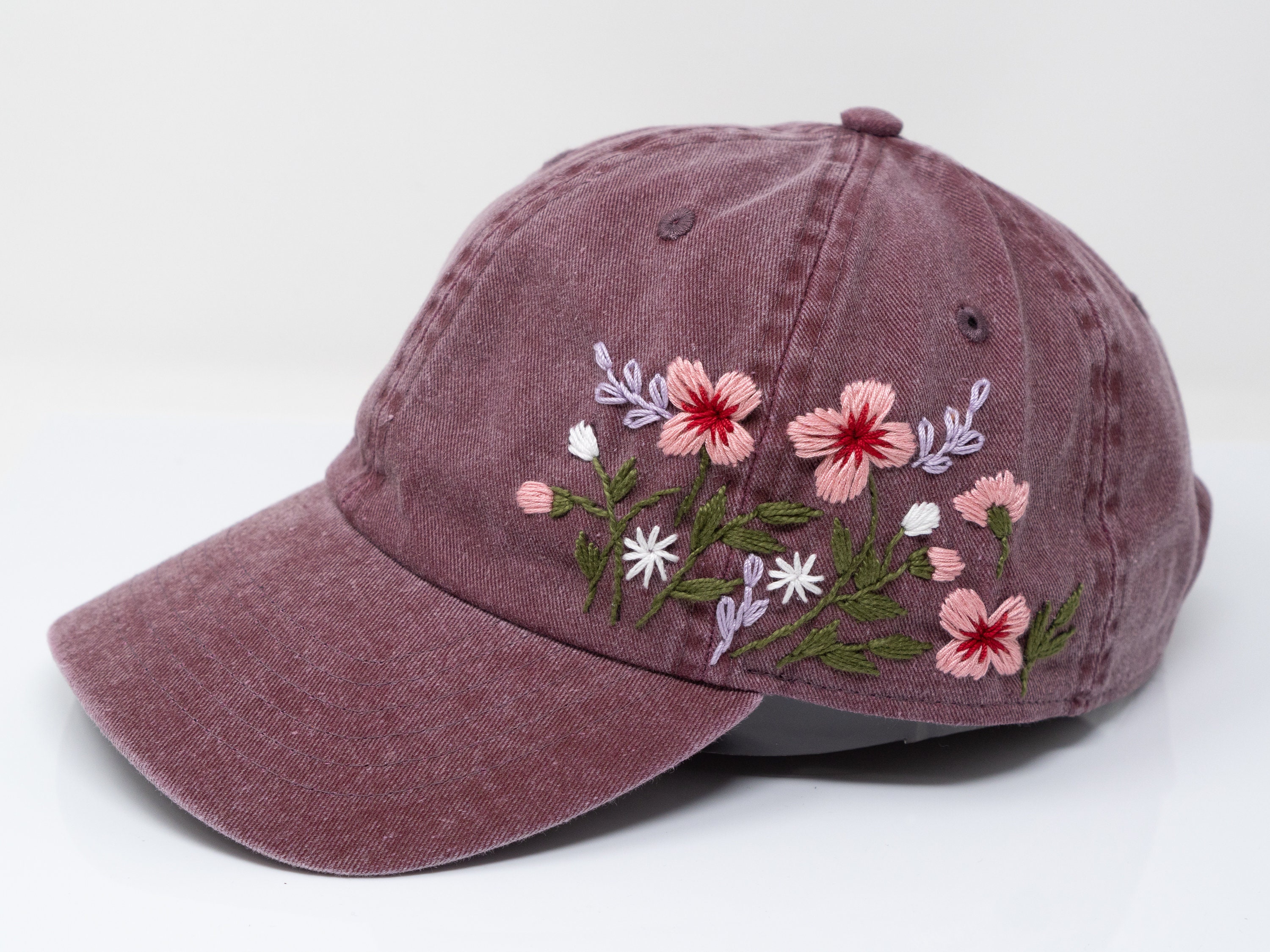Casquette Ajustable Velcro Casquette De Baseball Rouge Réglable - Broderie Inspirante, Maille Respirante, 100% Coton Casquette Baseball Rouge
