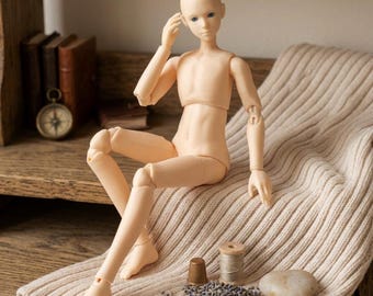 3D Printed PLA BJD Teen Boy Ball Jointed Doll, 1/6 Yo-SD 28cm Assembled Unpainted No Make Up Doll