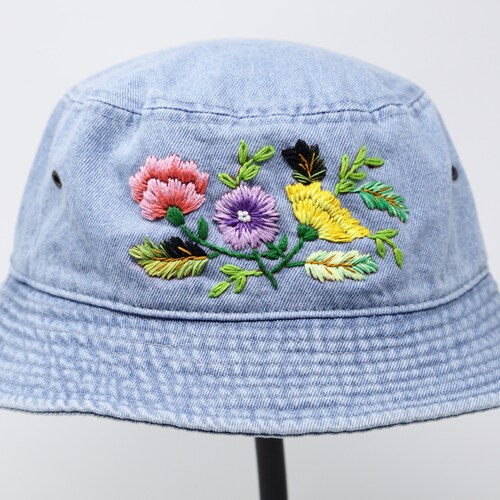 Custom Embroidered Bucket Hat - Etsy 