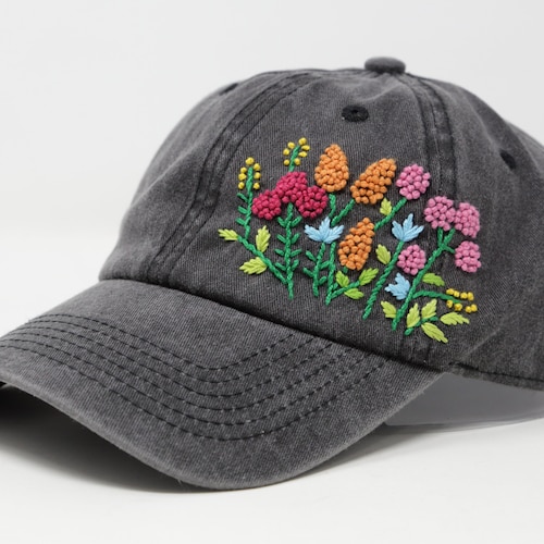 Men's Fleur De Lis Baseball Cap - Washed Cotton Dad Hat With Adjustable Strap