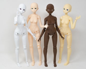 3D Printed PLA / Resin BJD Girl Ball Jointed Doll, 1/6 Yo-SD 30cm Assembled Unpainted No Make Up Doll