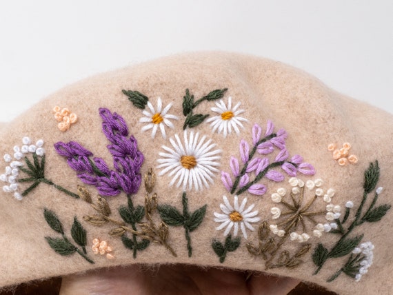 Elegant Cream Beret Cream Beret - Lack of Color - $69 – Confête main image 4