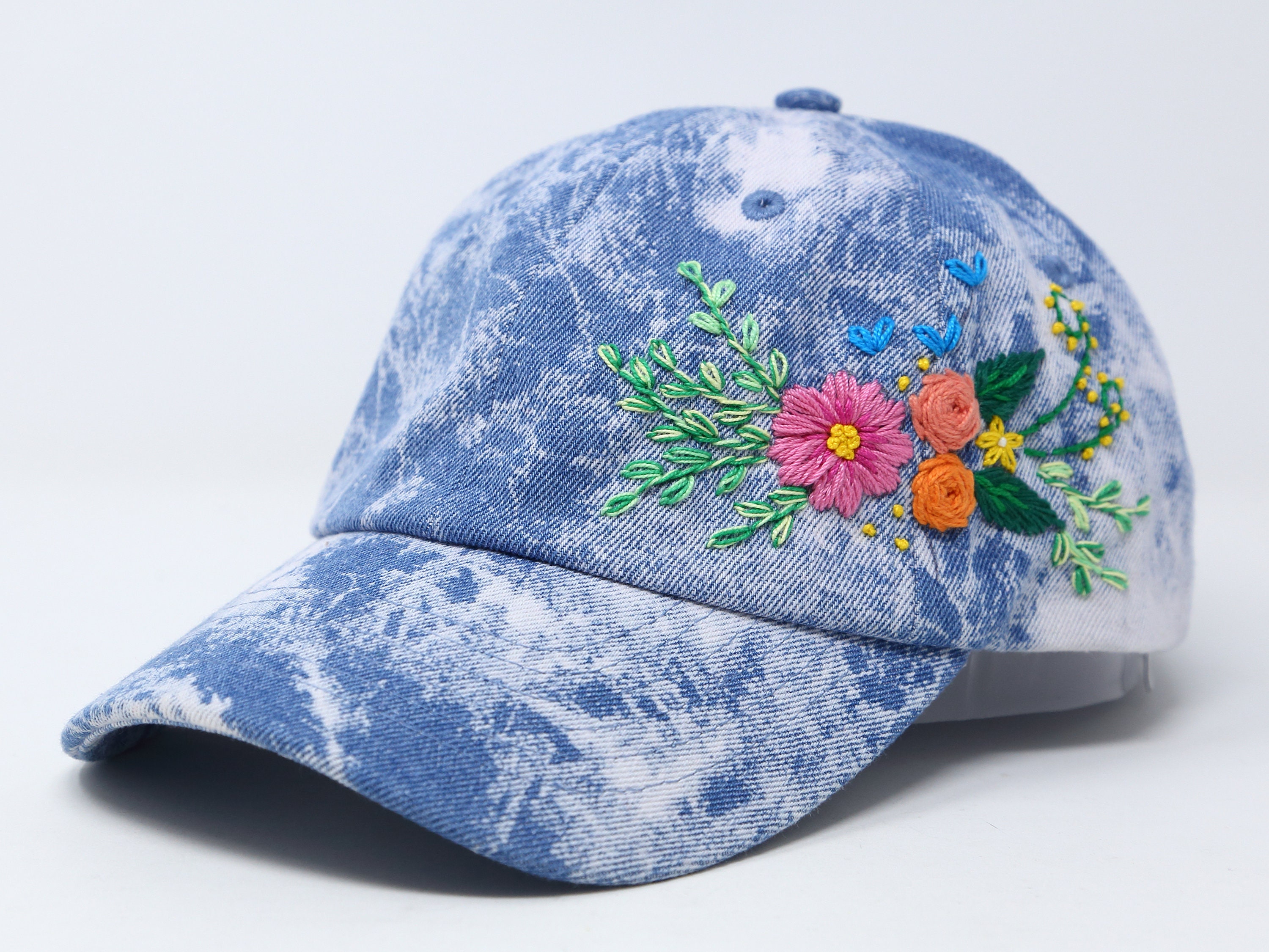 Floral Bucket Hat Fashion Flower Print Summer Cap - Walmart.com