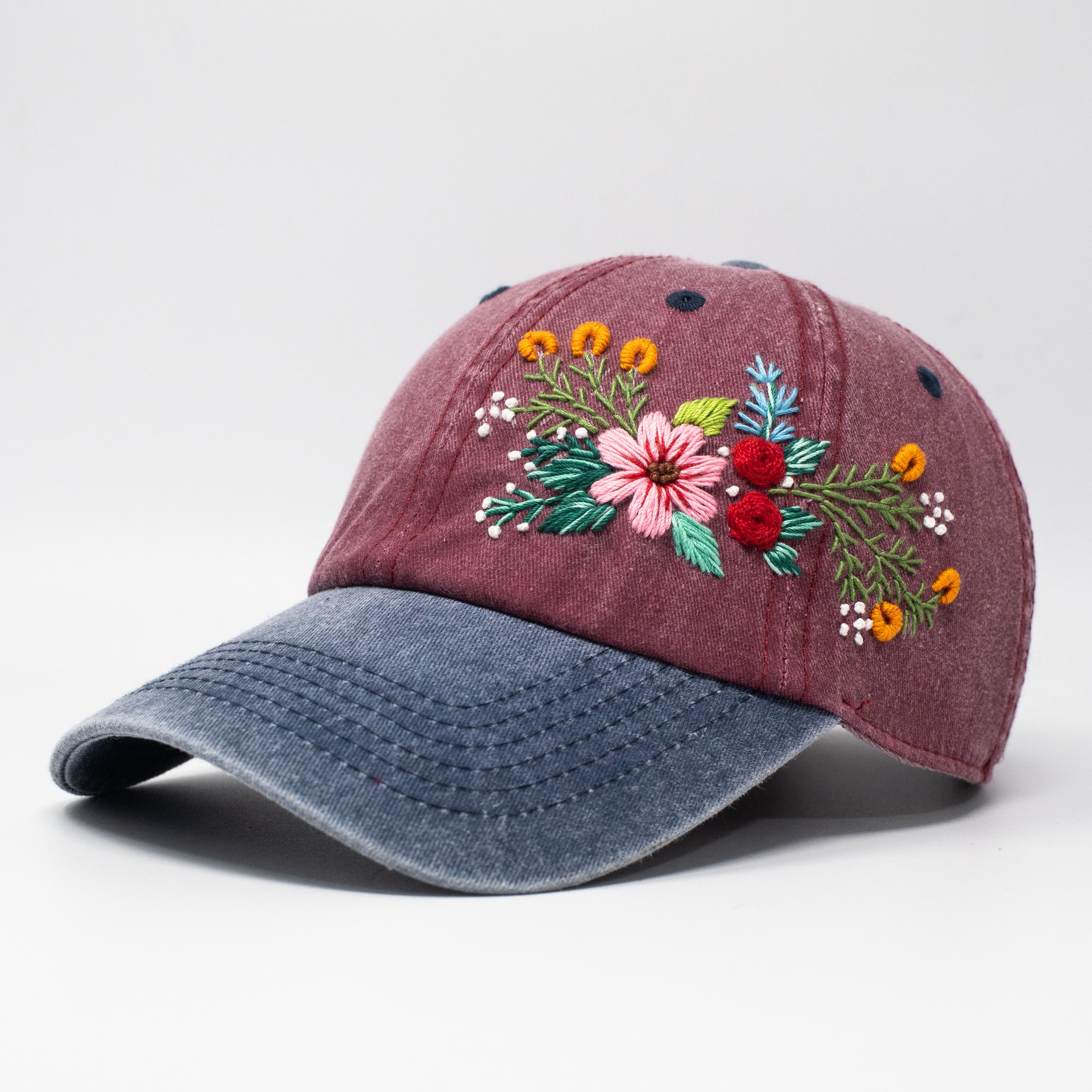 Garden Baseball Hat with Floral Pattern 100% Cotton Hand Wash Women main image 3