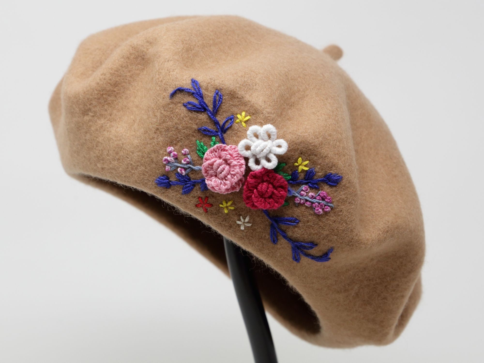 帽子 EMBROIDERY BIG BERET D-00993 /EMBROIDERY BIG BERET 】 – THE H.W.DOG&CO.