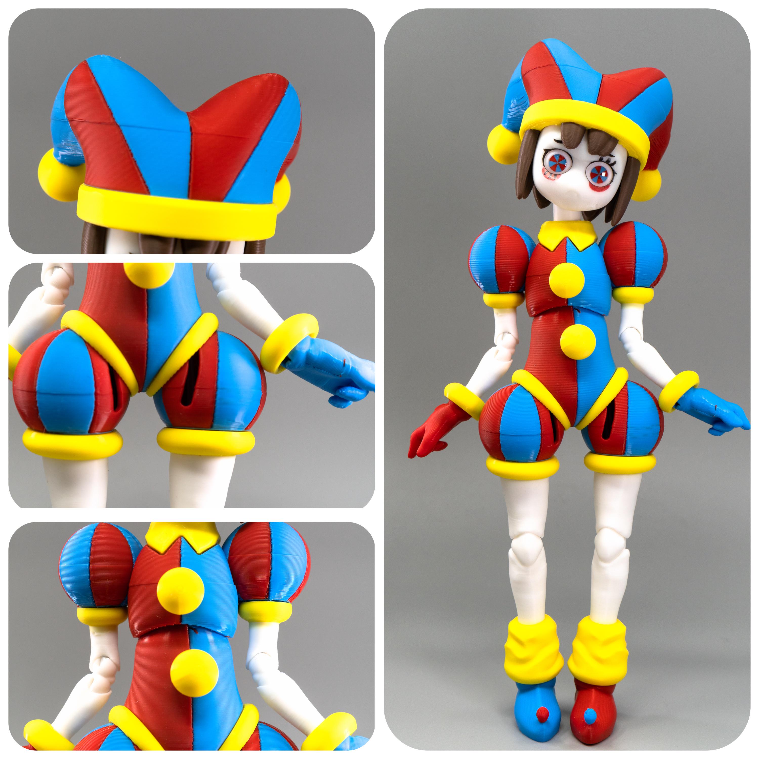 Buy 3D Printed BJD Pomni Amazing Digital Circus 1/6 Scale 28cm