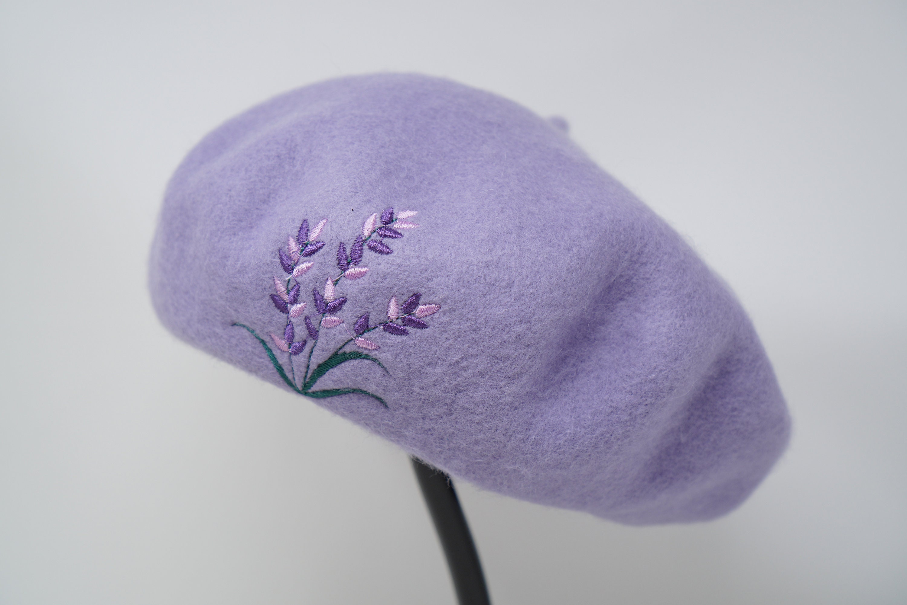 帽子 EMBROIDERY BIG BERET EMBROIDERY BIG BERET - Black – THE H.W.DOG&CO.