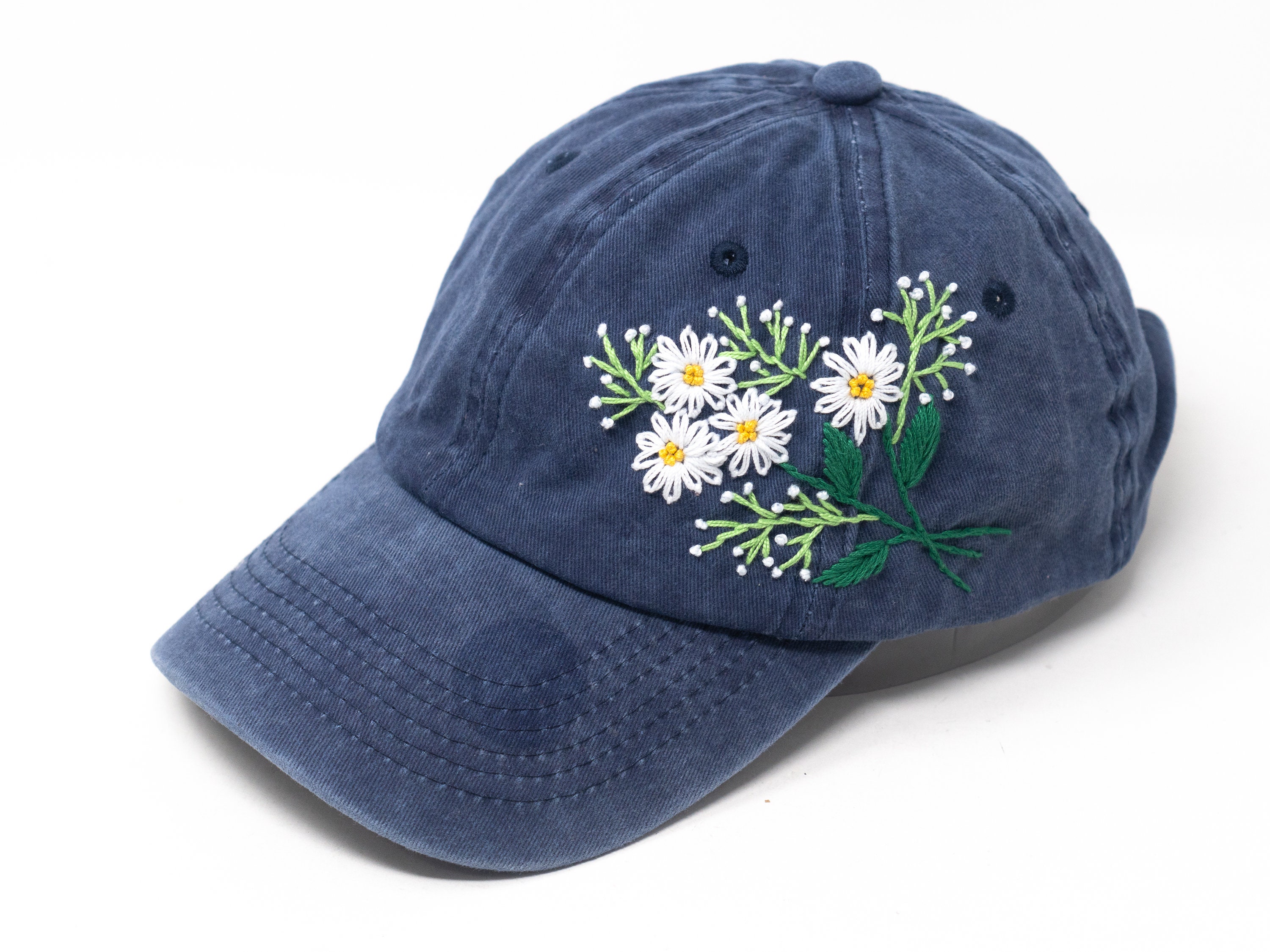[ STIGMA ]★GRAFFITI FLOWER PIGMENT BIOWASHED BALL CAP Designer fashion, Seoul-fully created | W Concept