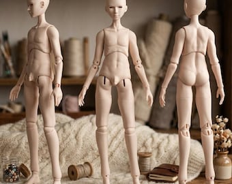 3D Printed PLA BJD Boy Ball Jointed Doll, 1/6 Yo-SD 33cm Assembled Unpainted No Make Up Doll