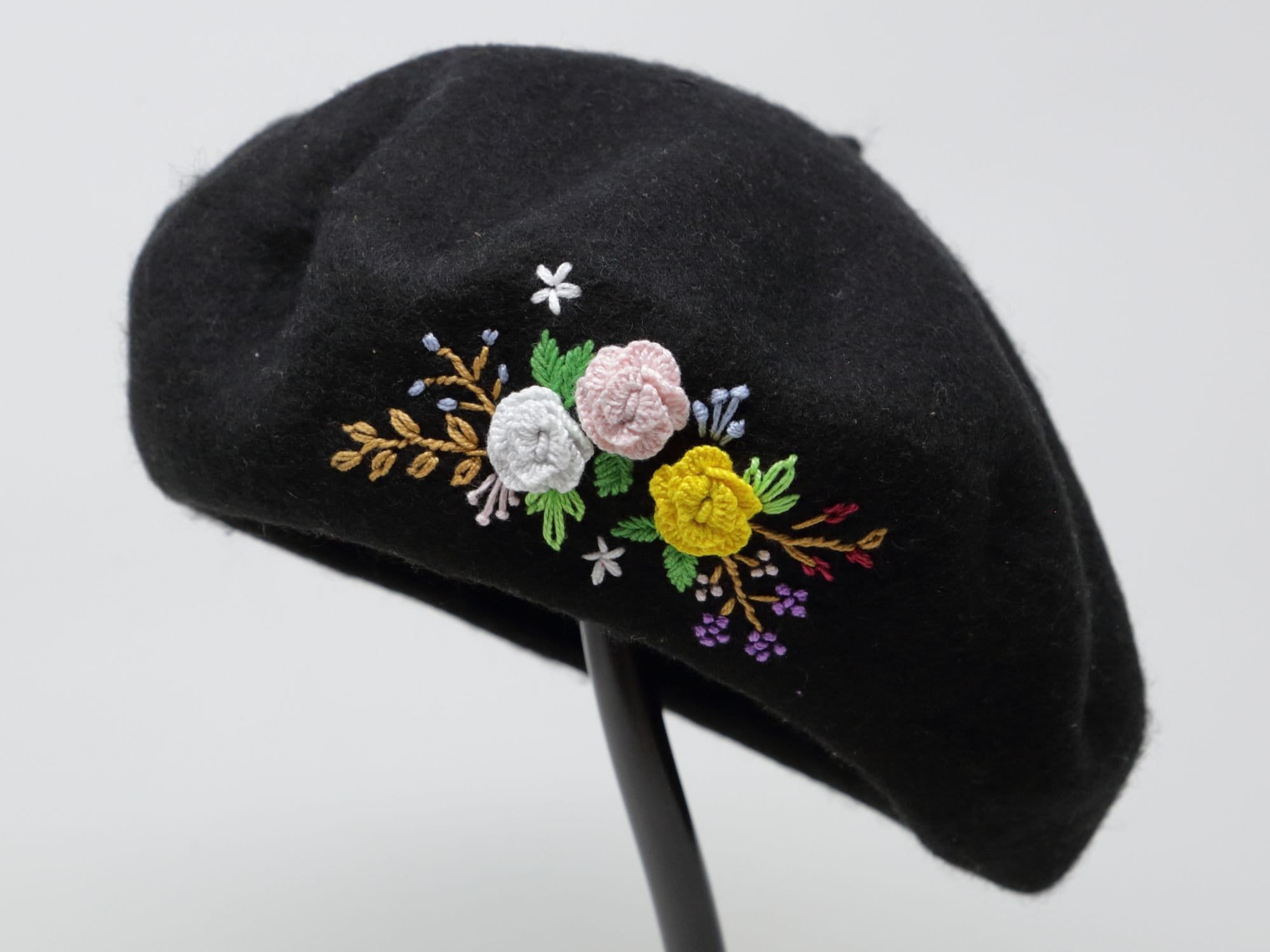 帽子 EMBROIDERY BIG BERET D-00993 /EMBROIDERY BIG BERET 】 – THE H.W.DOG&CO.