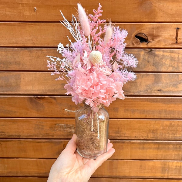 Dried flower arrangement | dried flower bouquet, preserved flowers, everlasting flowers, gifts for her, baby girl gift, flower arrangement